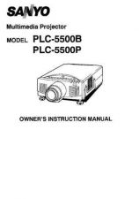 Buy Sanyo PLC-400PP Operating Guide by download #169480