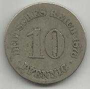 Buy Germany 10 Pfennig 1876