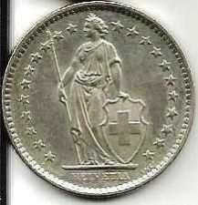 Buy Switzerland 2 Franks 1981 - Standing Helvetia with lance and shield