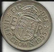 Buy 1955 BRITISH HALF CROWN - Elizabeth II