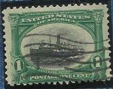 Buy 1901 Pan-American Issue # 294 1C Green & Black Eastlake Navigation Used