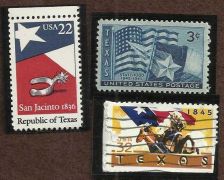 Buy Three Varieties TX Stamps