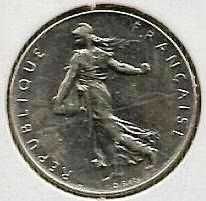 Buy 1971 France 1 Franc Coin