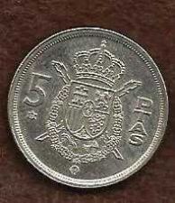 Buy 1975 KING JUAN CARLOS DE ESPANA 5 PTAS SPANISH COIN