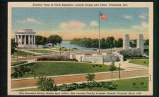 Buy Striking View of Clark Memorial Lincoln Bridge & Plaza, Vincennes, Ind.