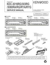 Buy KENWOOD KDC-3016RG 303RG 3080RA RG RYA RYG Technical Info by download #151859