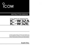 Buy ICOM ICW32AE INSTRUCTION MANUAL by download #130462