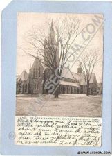 Buy CT Bridgeport St Johns Episcopal Church Street Scene w/Trolley Tracks ct_b~240