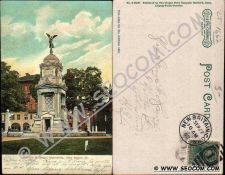 Buy CT New Britain Postcard Soldiers & Sailors Monument Undivided Back ct_box4~1662