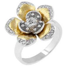 Buy Floral Cocktail Ring (size: 08)