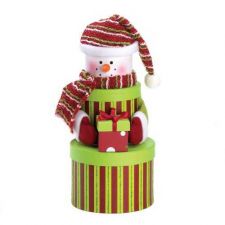 Buy Snowman Round Gift Box Set