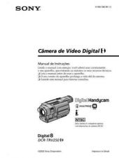 Buy SONY DCR-TRV250 OPERATING GUIDE by download #166713