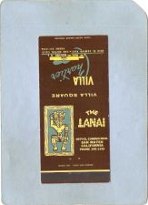 Buy CA San Mateo Matchcover Tiki The Lanai Villa Square Villa Chartier~54