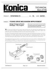 Buy Konica 07A Service Schematics by download #135446