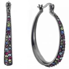 Buy Multi-colored Cubic Zirconia Hoops