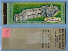 Buy CA Berkeley Twenty Strike Front Strike Full Length Matchcover w/o Matches ~702