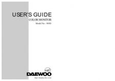 Buy Deewoo 905D (E) Operating guide by download #167484