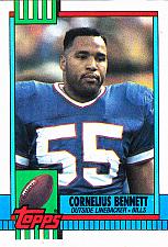 Buy Cornelius Bennett #208 - Bills 1990 Topps Football Trading Card