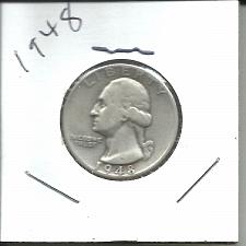 Buy 1948 WASHINGTON QUARTER SILVER