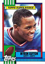 Buy Myron Guyton #50 - Giants 1990 Topps Football Trading Card