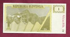 Buy Slovenia 1 Tolar 1990 Banknote AU90879726 Historic Eastern Bloc Note!