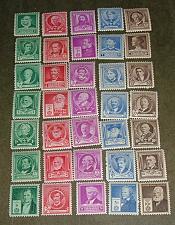 Buy US, Scott# 859-893, Famous Americans set of 35 stamps (0005-A)