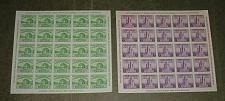 Buy US, Scott# 730-731, one & 3 cent Chicago Imperf S/S of 25 set of 2 S/S (0009-A)