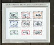 Buy US, Scott# 3209, Trans-Mississippi Reissue sheet of 9 different stamps (0131)