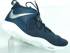 Buy Nike Men's Zoom Rev II 2 Navy Blue White Lace Up Basketball Shoes Size 18 M