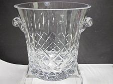Buy Hand cut glass ice bucket 24% lead crystal Award engrave