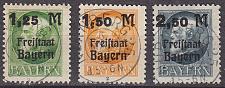 Buy GERMANY Bayern Bavaria [1919] MiNr 0174-76 A ( O/used ) [02]