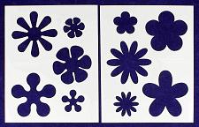 Buy Hippie Flower 2 Piece Stencil Set 14 Mil 8" X 10" Painting /Crafts/ Templates