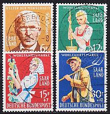 Buy GERMANY Saar [1957] MiNr 0441-44 ( O/used )