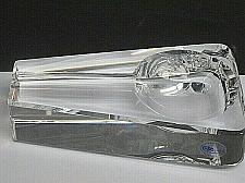 Buy Cut Glass art optical cigar ash tray signed