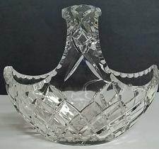 Buy Hand cut crystal basket