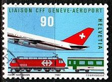 Buy SCHWEIZ SWITZERLAND [1987] MiNr 1338 ( O/used ) Flugzeuge