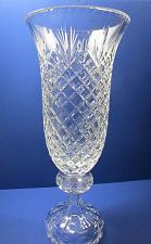 Buy Hand cut lead Crystal large Award vase, Can be customized 17.5"