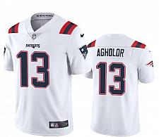 Buy Men New England Patriots Nelson Agholor White Vapor Limited Stitched Jersey