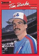 Buy Tim Burke #334 - Expos 1990 Donruss Baseball Trading Card