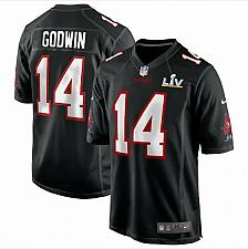 Buy Men Tampa Bay Buccaneers Chris Godwin Black Bound Game Football Jersey Super Bow LV