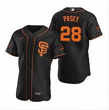 Buy Men Buster Posey #28 San Francisco Giants Black Flex Base Mens Jersey Stitched