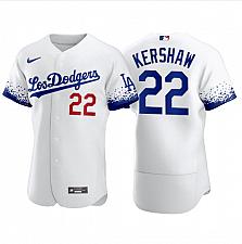 Buy Men Clayton Kershaw Los Angeles Dodgers City Connect Reverse Rare White Jersey