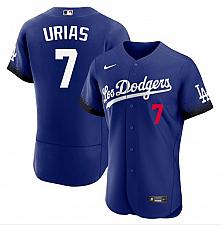 Buy Men Julio Urias Los Angeles Dodgers City Connect Royal Jersey Stitched LosDodgers