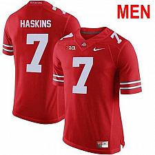 Buy Men Dwayne Haskins Ohio State Buckeyes Red 2021 NCAA Football Jersey