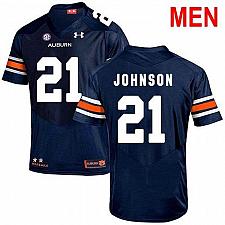 Buy Men #21 Kerryon Johnson Auburn Tigers Navy 2021 NCAA Football Jersey