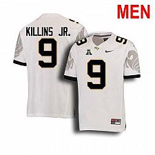 Buy Men #9 Adrian Killins Jr UCF Knights White 2021 NCAA Football Jersey