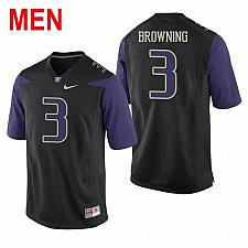 Buy Men Jake Browning Washington Huskies Black 2021 NCAA Football Jersey