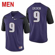 Buy Men Myles Gaskin Washington Huskies Purple 2021 NCAA Football Jersey