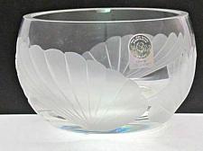 Buy Signed Lenox Cut glass Fanlight bowl Crystal Made in USA Limited collection