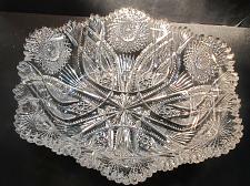 Buy ABP Crystal Cut Glass rectangle Bowl